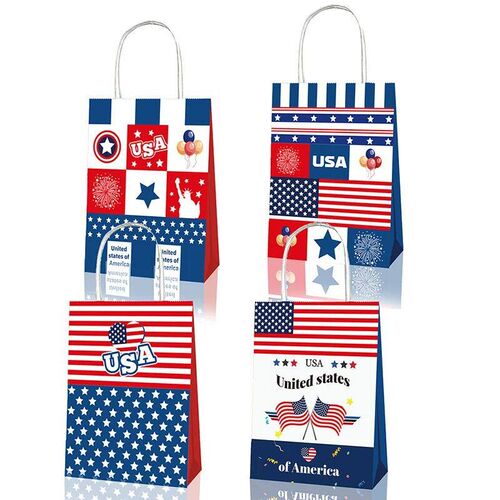 Lovely America Plates Napkins cup paper straws for independe