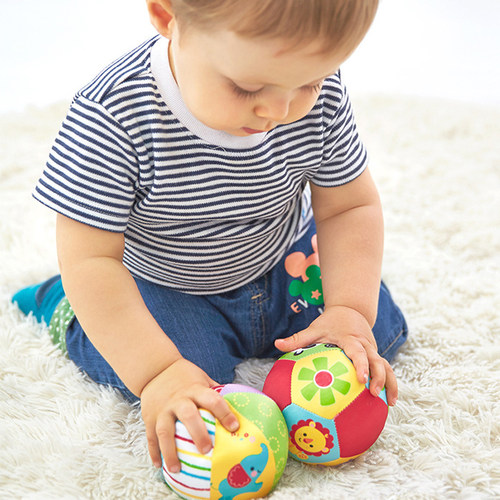 Baby Toys 0-12 Months Animal Ball Soft Plush Baby Mobile