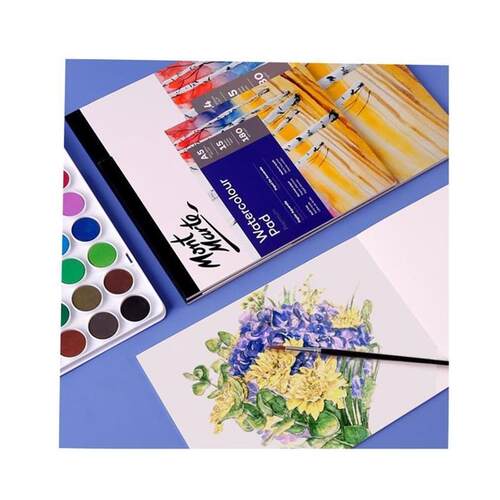 cotton a3 water color pad aquarelle paper montmarte水彩本