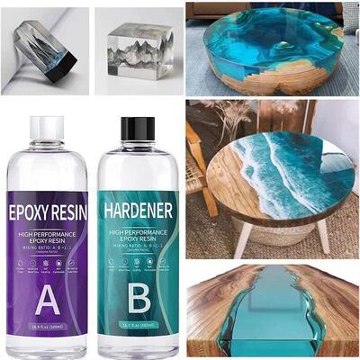 1 1 AB Epoxy Resin Adhesive Crystal Transparent High Viscos