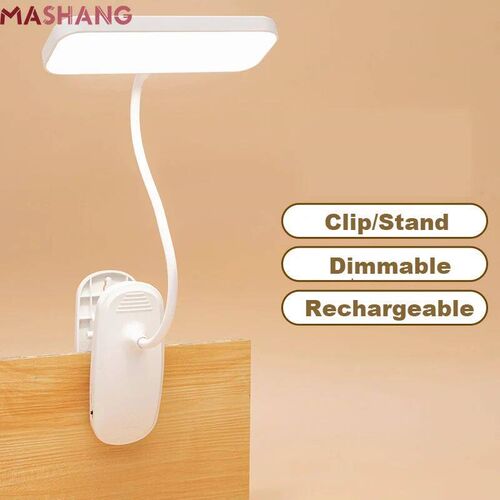 360 Flexible Table Lamp with Clip Stepless Dimming Led Des
