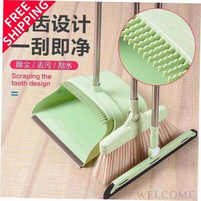 broom dustpan set household soft wool sweeping mop[ cleaning