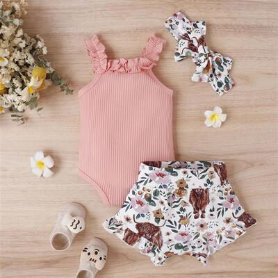 Citgeett Summer Infant Baby Girl Pants Suit Casual Party Off