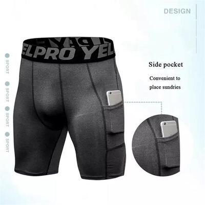 Compression Shorts Men Tights Bodybuilding Fitness Shorts