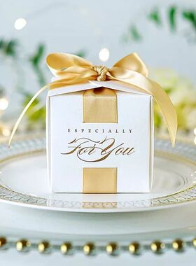 Wedding Favors Gift Box Souvenirs Gift Box With Ribbon Candy