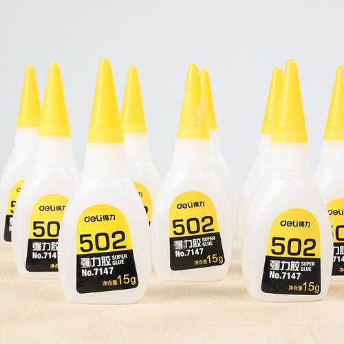 1-3pcs Deli 502 Super Glue Instant Quick-drying Cyanoacrylat