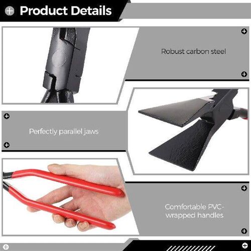 3Pcs Hand Seamers Sheet Metal Bending Pliers Set 45 90