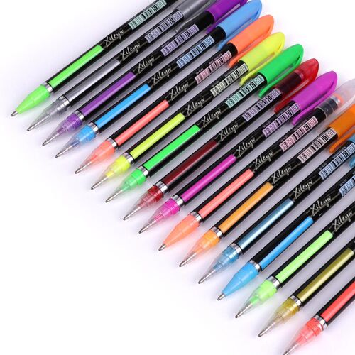 48 PCS Colored Gel Pens Set Cute Pen Manga Scrapbook Journal