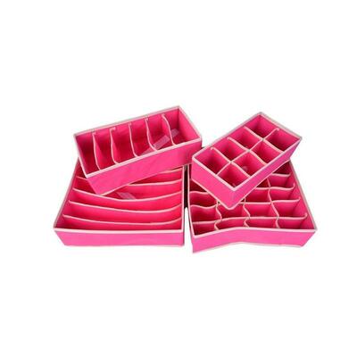 1PCS Storage Boxes Underwear Divider Drawer Lidded Closet Or