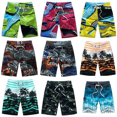 Mens Surf Board Shorts Surfing Beach Trunks Swimming Wear B