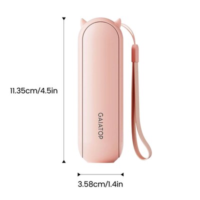 GAIATOP Portable Hand Held Fan with USB Rechargeable 2000mAh
