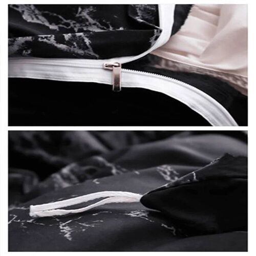 3pcs Duvet ver Set with Pillow Case Double Comforter Bedding