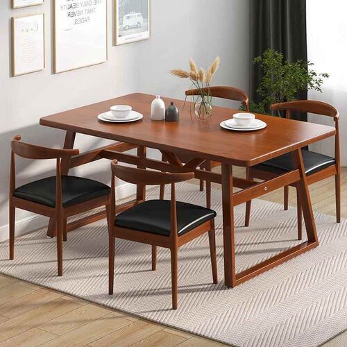Modern simple Nordic light luxury family dining table small