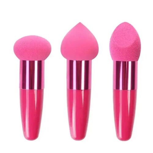 3PC Women Mushroom Head Foundation Powder Sponge Beauty Cosm