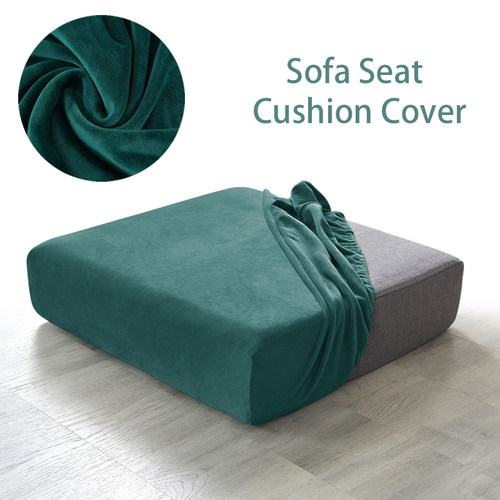 Velvet Sofa Cushion ver for Living Room Elastic Soft Solid C