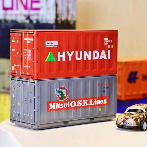 New Container Mini Iron Box Small Container Model Storage Bo