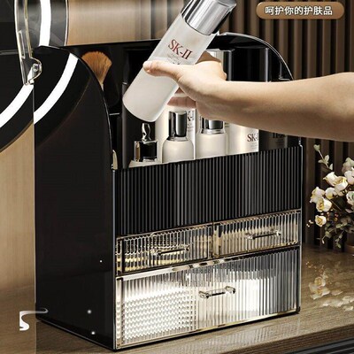 acrylic cosmetic box transparent clear make up organizer