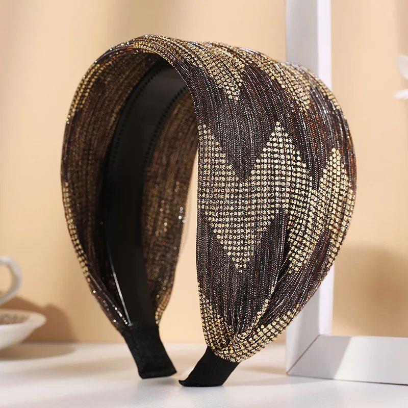 Lace Headband Wide-Brimmed Non-Slip Coveropaska Do Wlosow Sh图片
