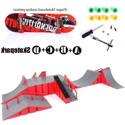 Finger Skateboard Big Scene DIY Mini Park Finger Skatepark R