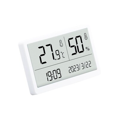 Household electronic digital temperature  humidity meter