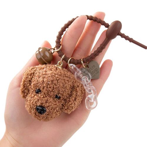 Kawaii Teddy Dog Plush Pet Lovers DIY Keychain High Quality