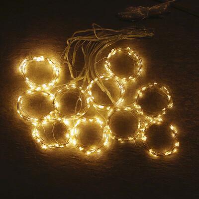 Christmas Lights LED Fairy String Curtain Lights 8 Mode Remo