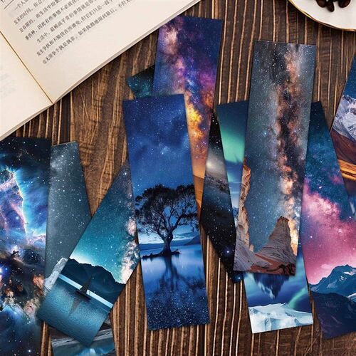 pcs Wandering Star Bookmark Roaming Cosmic Stars Decorated