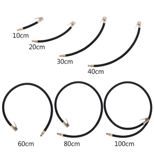 10/20/30/40/60/80cm Car Air Hose Tire Inflator Self-Locking