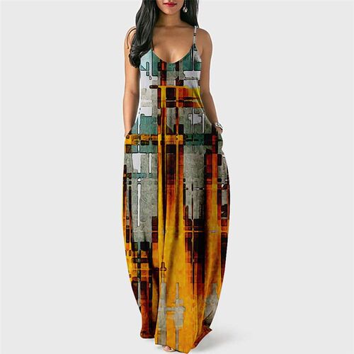New summer cool style suspender long skirt fuzzy digital tem