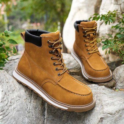 Mens Safety Shoes Anti Smashing Anti Piercing Wear Resistant
