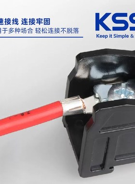 KSS凯士士R型接线端子OT接线端子KSS冷压铜鼻子100个/包