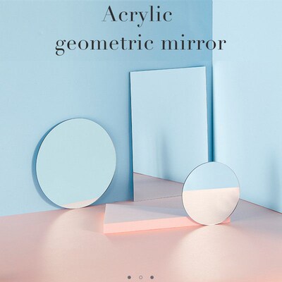 Acrylic Mirror Board Cosmetics Photography Backdrops Birthda