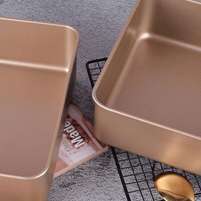 Baking Square Cake Bread Pan mold 古早蛋糕模具长方形面包烤盘