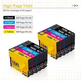 befon 16XL Compatible Ink Cartridges for Epson 16 XL for Eps