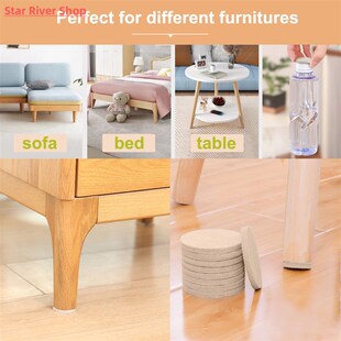 Areyourshop Self Adhesive Felt Furniture Pads Protects Floor