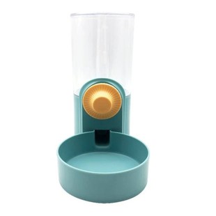 Water Food Bowl for Cage Pet Gravity Feeder Dog Dry Food Gif