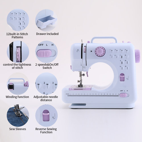 Multifunction Electric Double Stitch Cordless Sewing Machine