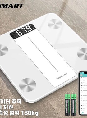 INSMART Bathroom Scale Body Weight Balance Scale Digital BMI
