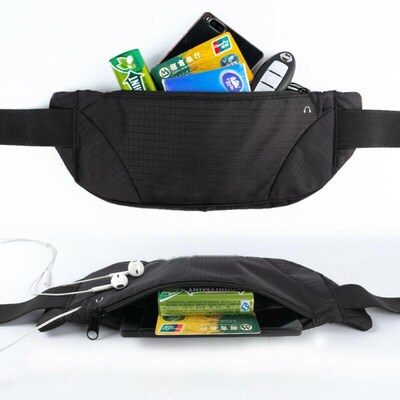Packs Women Men Sport Hiking Zip Bags Pouch Belt Waist Bags