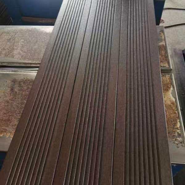 户外重竹木地板竹钢板重组竹深碳小沟槽安徽厂家直供防腐竹制