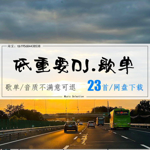 低重音DJ油门踩到底激情摇摆 高品质mp3歌曲车载音乐无损音源