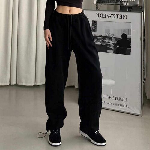 Women pants Black Jogging Sweatpants Women for pants Baggy S
