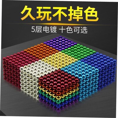 New Colorful Magnetic Ball Toys Metal DIY Magnet Balls Block