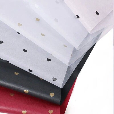 Mothers day Wrapping Paper DIY Handmade Craft Star Love Dot