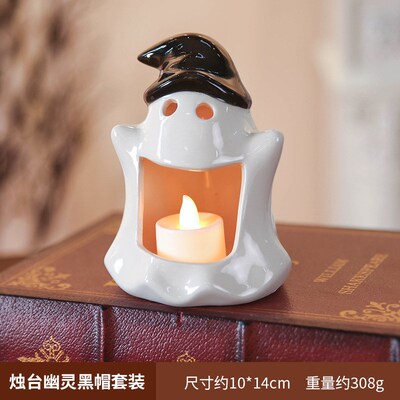 Halloween Ghost Candle Holder Tealight Containers  Decor