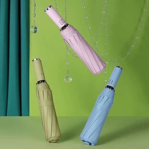 Twelve-Bone Three-Fold Umbrella Fully Automatic Umbrella Pri