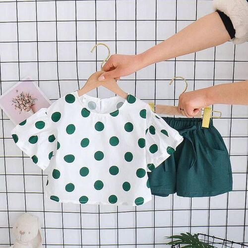 Summer Cool Baby Girls Clothes Sets Cute 0-5 Years Old kids