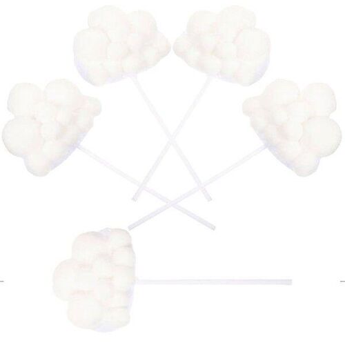 5 Pcs Birthday Cake Decoration Party Cupcake Dessert Topper