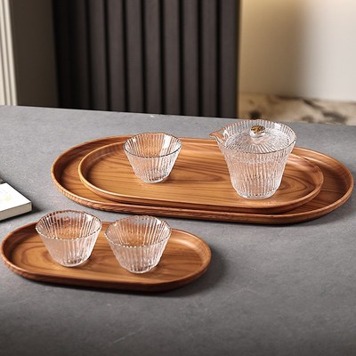 Oval tray home afternoon tea coffee dessert tea set plate