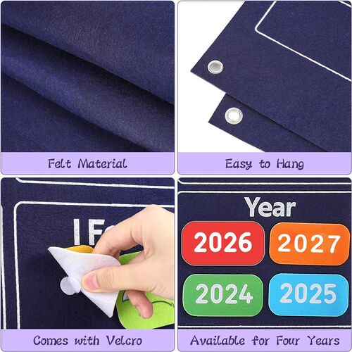 My First Daily Calendar Classroom Haves 3.3Ft Felt Board toy